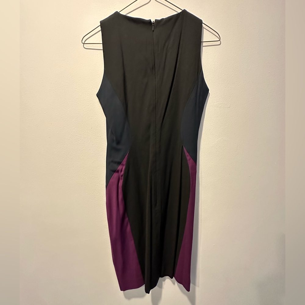 Black Dress with Blue/Fucsia Ascents